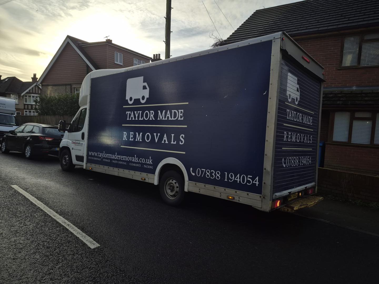 Taylor Made Removals - fully branded van